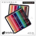 美國 PRISMACOLOR 頂級油性軟芯色鉛筆 (48色) 鐵盒